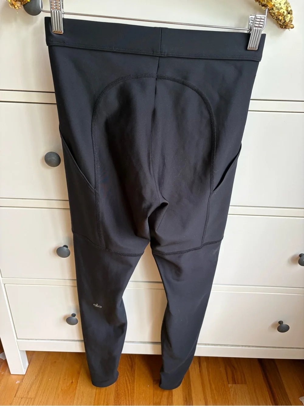 Alo Yoga High Waist 4 Pocket Utility Legging Black Sz Medium